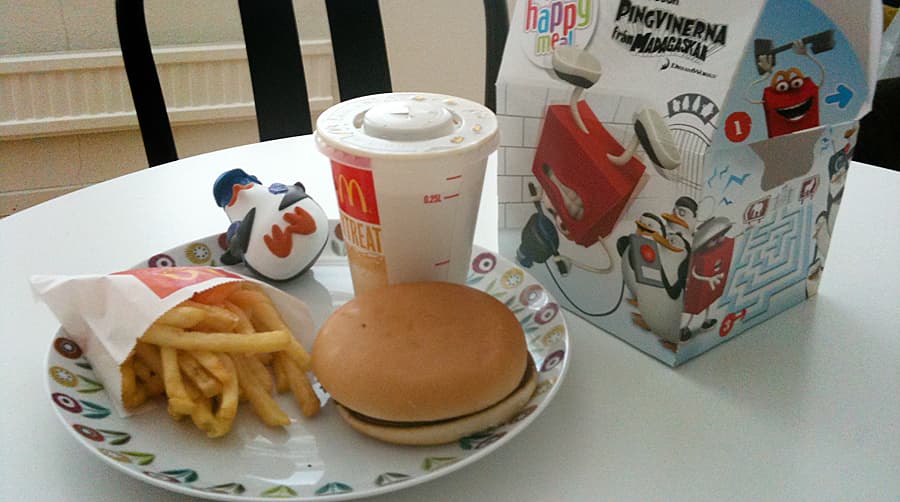 Dag 1 – Nytt Happy Meal på bordet