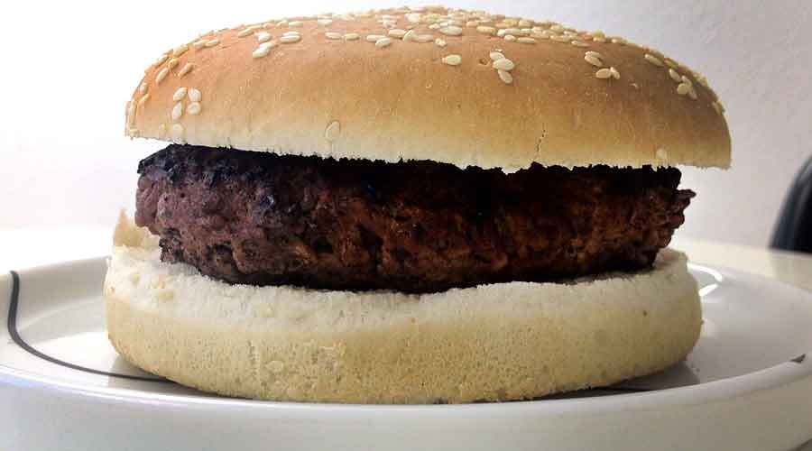 Dag 1. Ny hamburgare på bordet. Hemgjord!