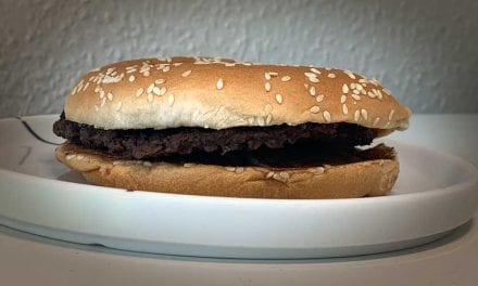 Dag 8. Min naturella Whopper har överlevt första veckan.