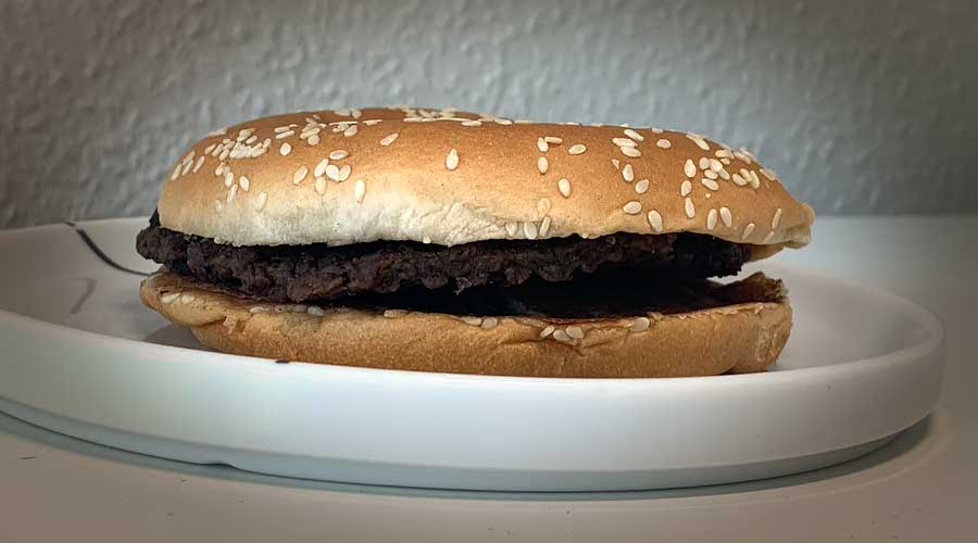 Dag 8. Min naturella Whopper har överlevt första veckan.