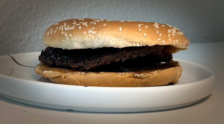 Dag 10. Fortfarande en naturell Whopper.