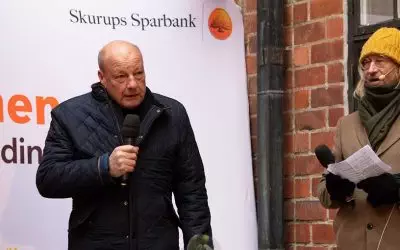 Byalaget fick vara med och dela på miljon från Skurups Sparbank